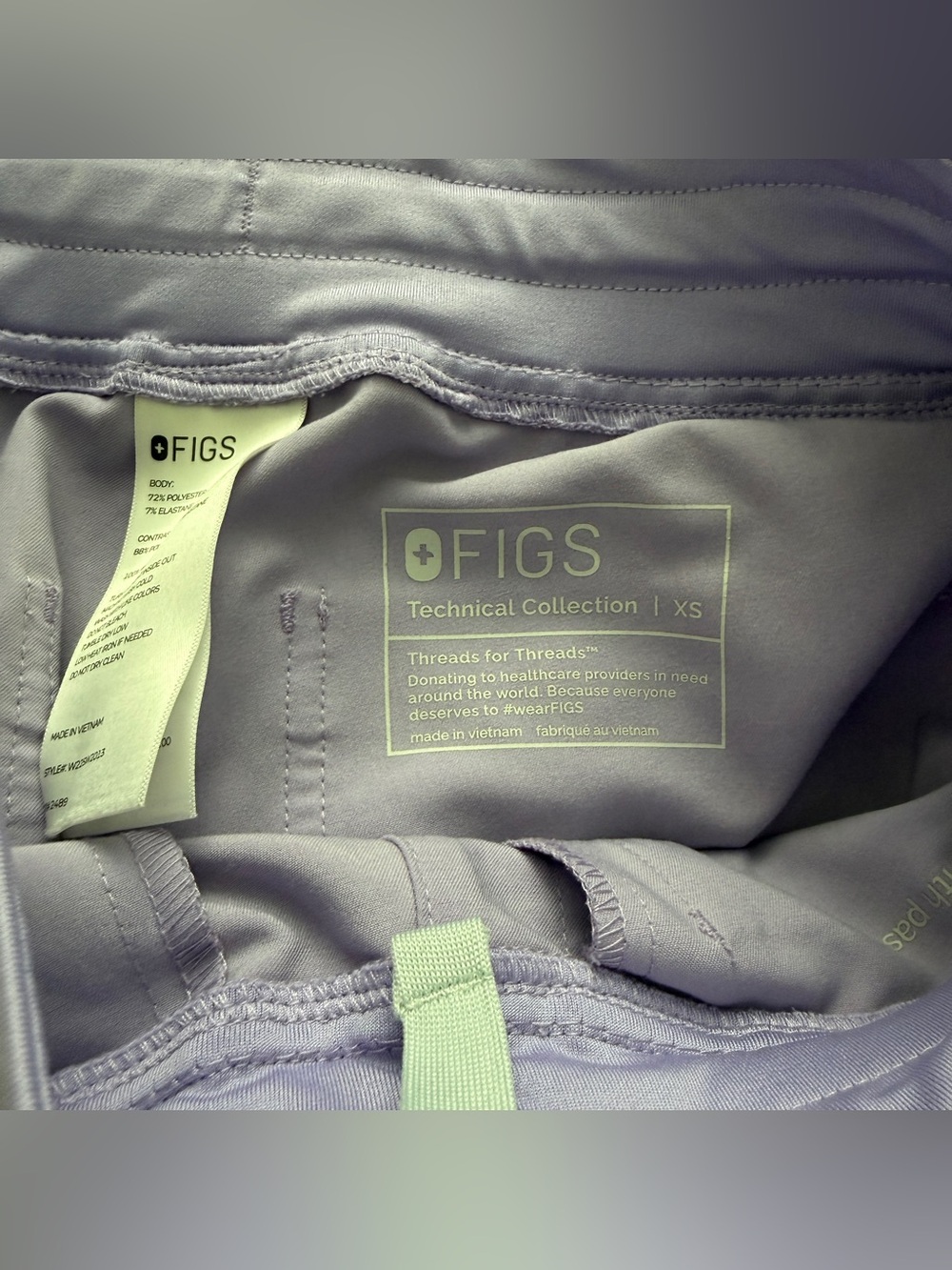 Figs Scrub Set Lavender Dew - Picture 6 of 6